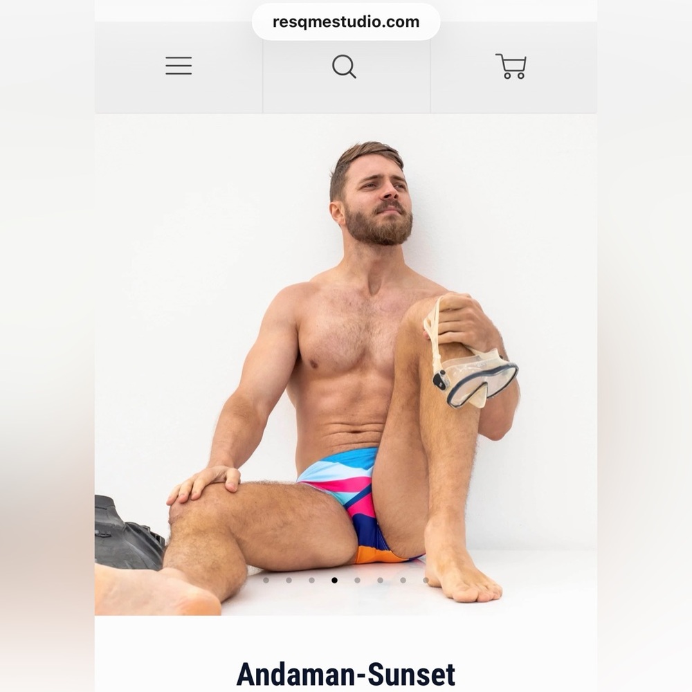 Mens ResqmeStudios swim briefs